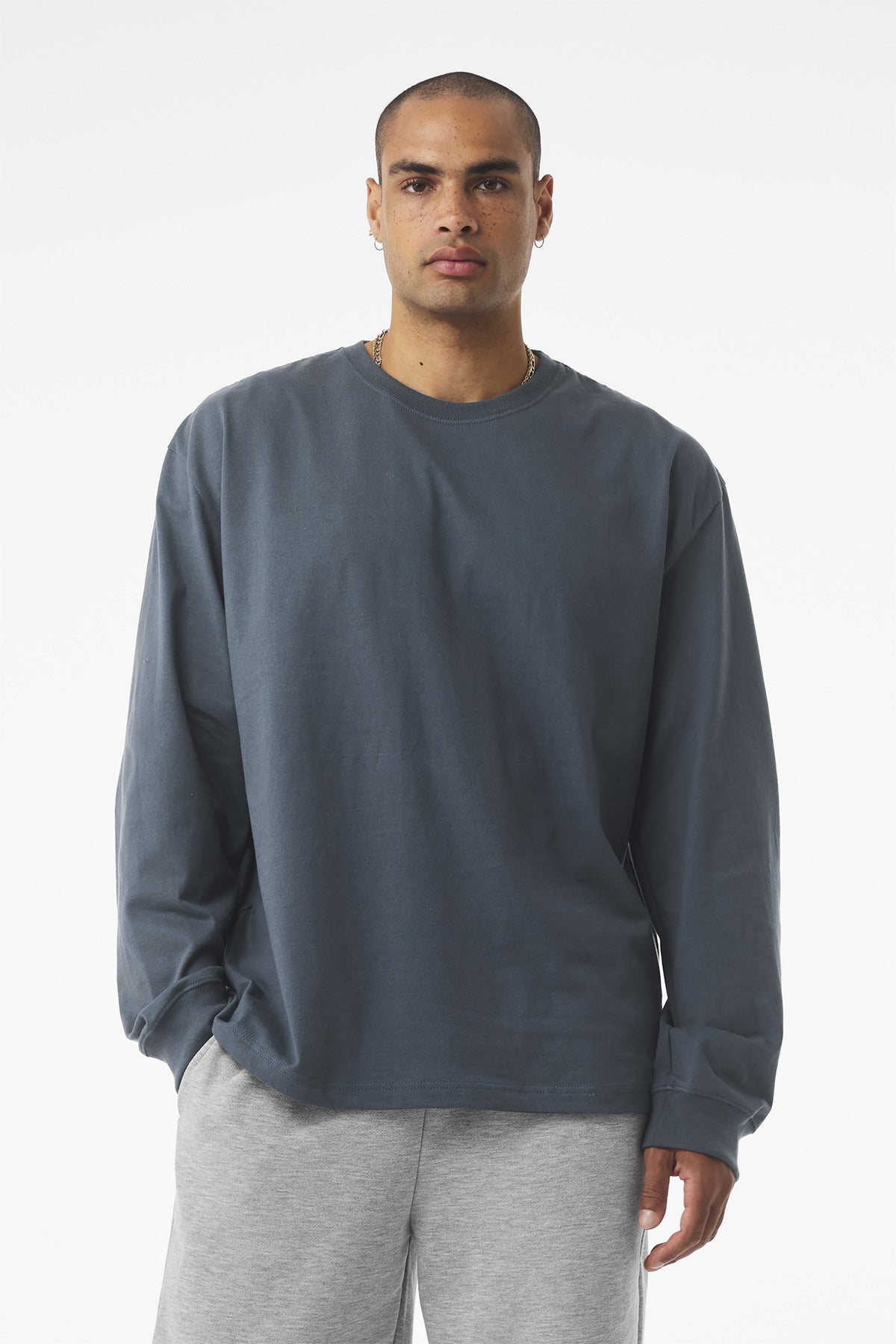 BELLA+CANVASÂ® Unisex 7.5-Ounce Heavyweight Long Sleeve Tee BC4651