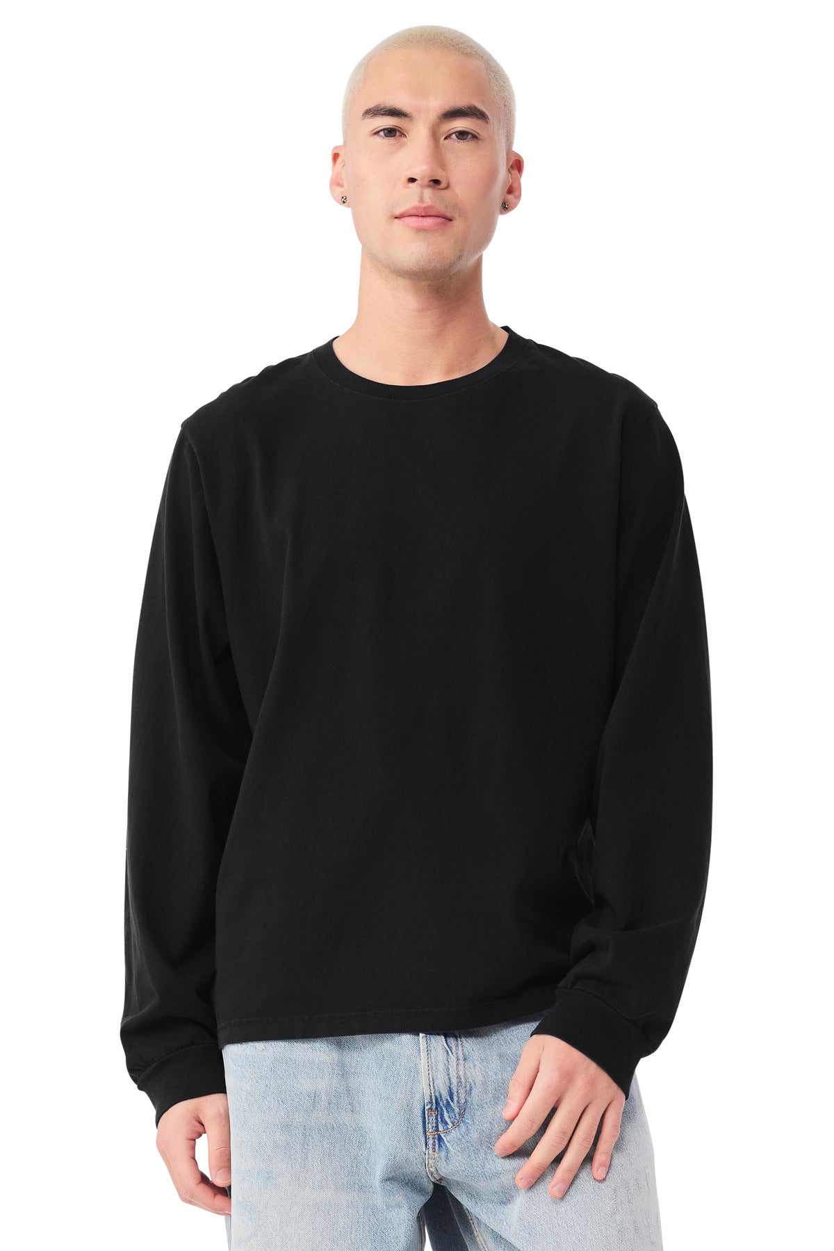 BELLA+CANVASÂ® Unisex Heavyweight Garment-Dyed Long Sleeve Tee BC4851GD