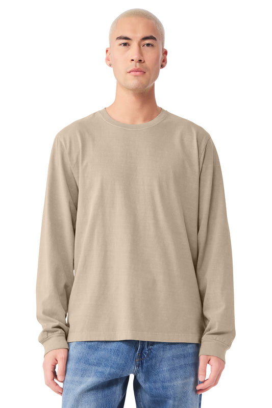 BELLA+CANVASÂ® Unisex Heavyweight Garment-Dyed Long Sleeve Tee BC4851GD