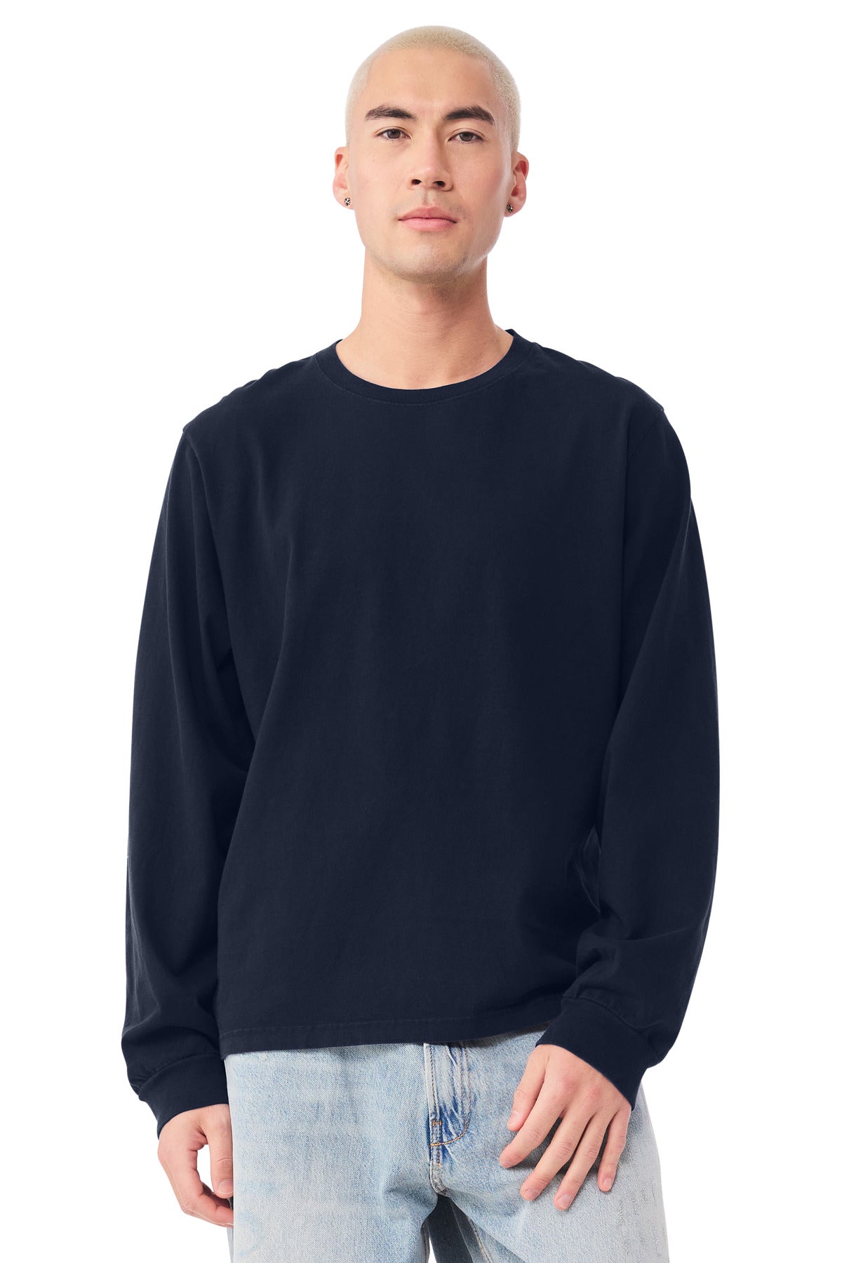 BELLA+CANVASÂ® Unisex Heavyweight Garment-Dyed Long Sleeve Tee BC4851GD