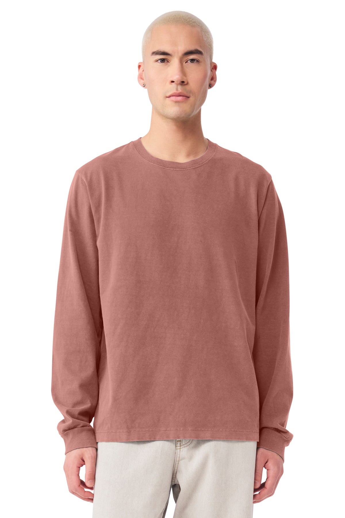BELLA+CANVASÂ® Unisex Heavyweight Garment-Dyed Long Sleeve Tee BC4851GD