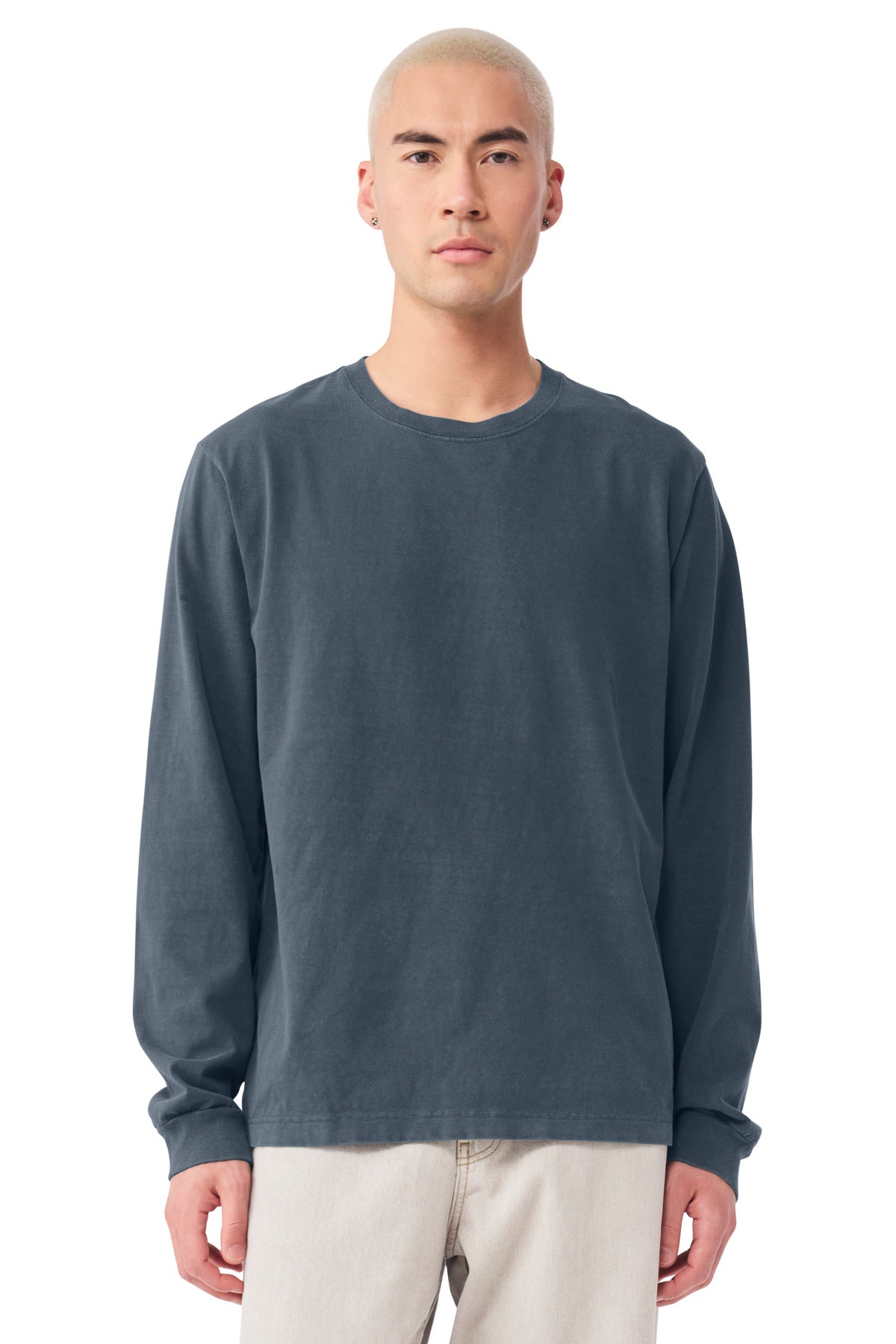 BELLA+CANVASÂ® Unisex Heavyweight Garment-Dyed Long Sleeve Tee BC4851GD