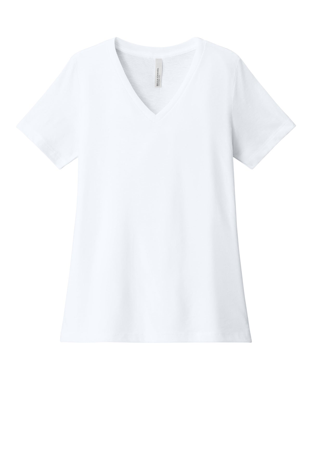 BELLA+CANVASÂ® Women's Relaxed Heather CVC V-Neck Tee BC6405CVC