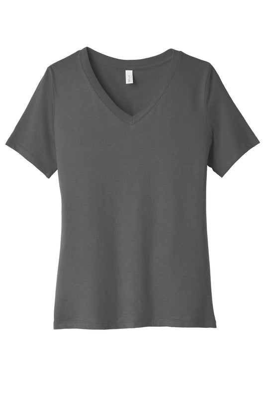 BELLA+CANVAS Â® Women's Relaxed Jersey Short Sleeve V-Neck Tee. BC6405