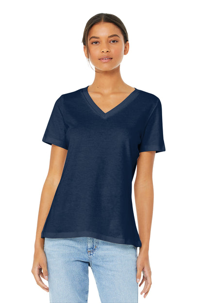 BELLA+CANVAS Â® Women's Relaxed Jersey Short Sleeve V-Neck Tee. BC6405