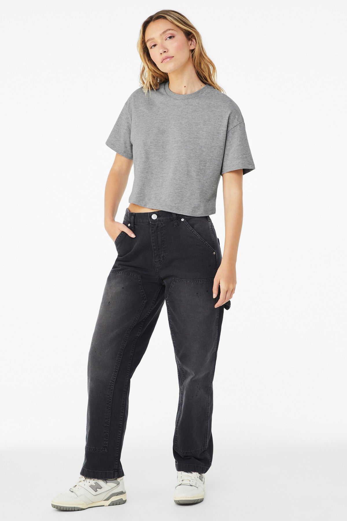 BELLA+CANVASÂ® Women's Jersey Crop Tee BC6482