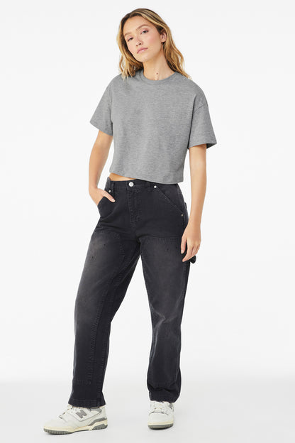 BELLA+CANVASÂ® Women's Jersey Crop Tee BC6482