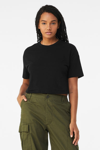 BELLA+CANVASÂ® Women's Jersey Crop Tee BC6482