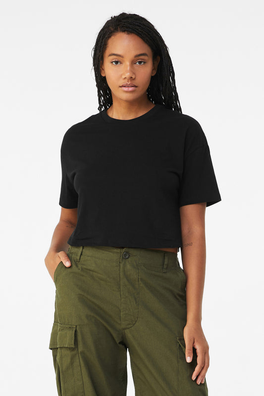BELLA+CANVASÂ® Women's Jersey Crop Tee BC6482