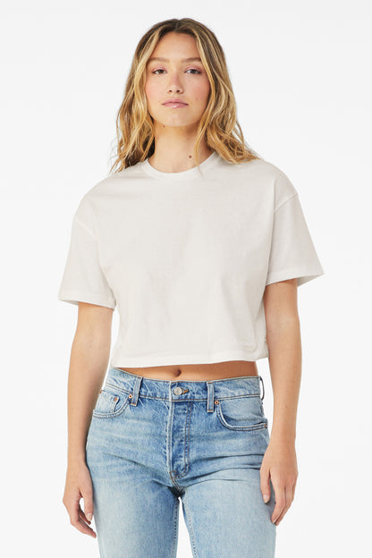 BELLA+CANVASÂ® Women's Jersey Crop Tee BC6482