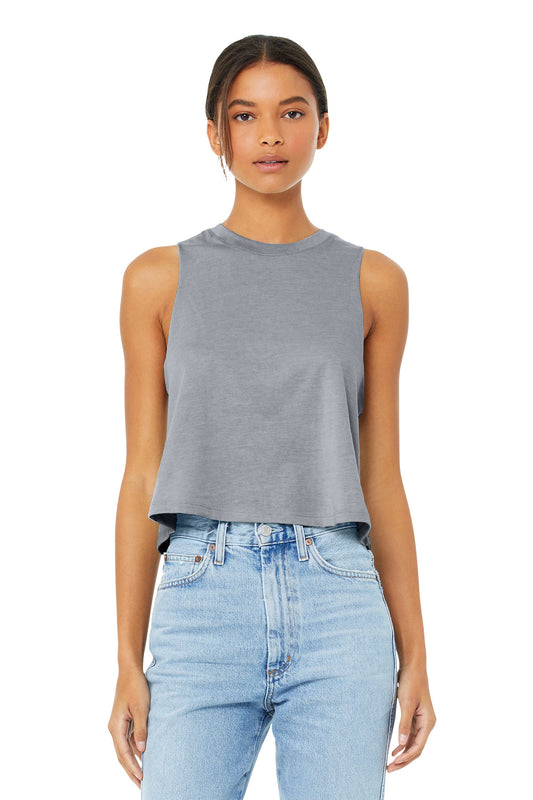 BELLA+CANVAS Â® Women's Racerback Cropped Tank. BC6682