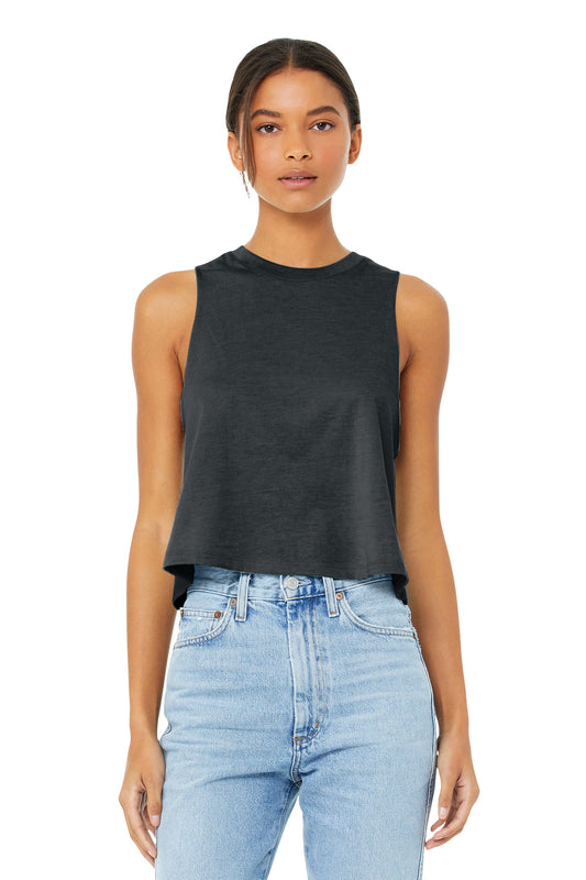 BELLA+CANVAS Â® Women's Racerback Cropped Tank. BC6682