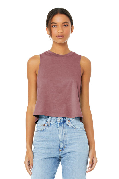 BELLA+CANVAS Â® Women's Racerback Cropped Tank. BC6682