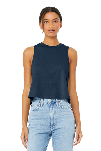 BELLA+CANVAS Â® Women's Racerback Cropped Tank. BC6682