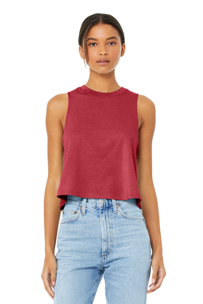 BELLA+CANVAS Â® Women's Racerback Cropped Tank. BC6682