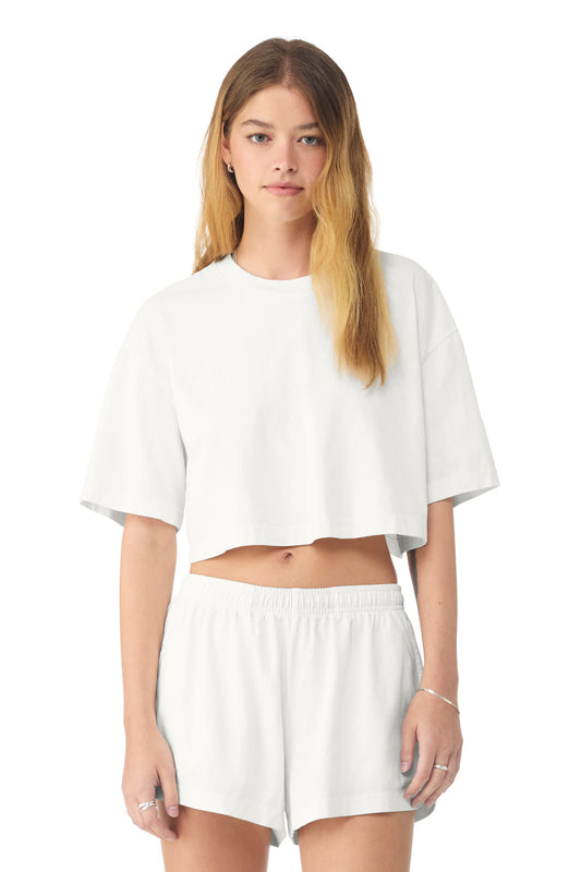 BELLA+CANVASÂ® Women's Heavyweight Garment-Dyed Cropped Tee BC6882GD
