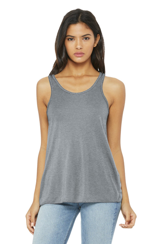 BELLA+CANVAS Â® Women's Flowy Racerback Tank. BC8800