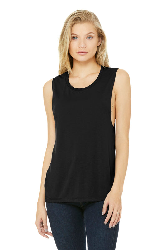 BELLA+CANVAS Â® Women's Flowy Scoop Muscle Tank. BC8803