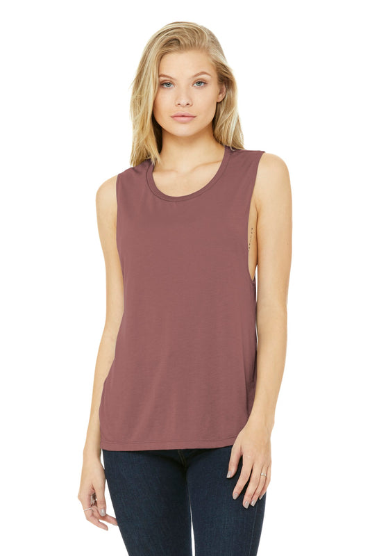 BELLA+CANVAS Â® Women's Flowy Scoop Muscle Tank. BC8803