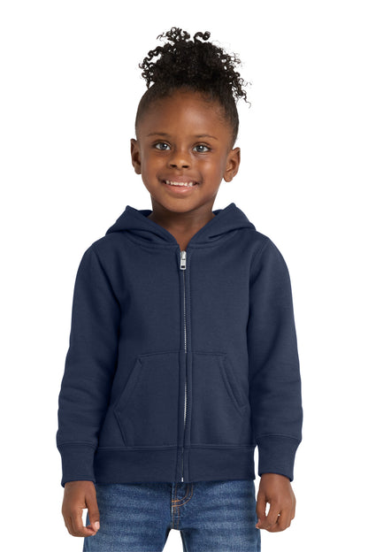 Port & Co™ Toddler Core Fleece Full-Zip Hooded Sweatshirt. CAR78TZH