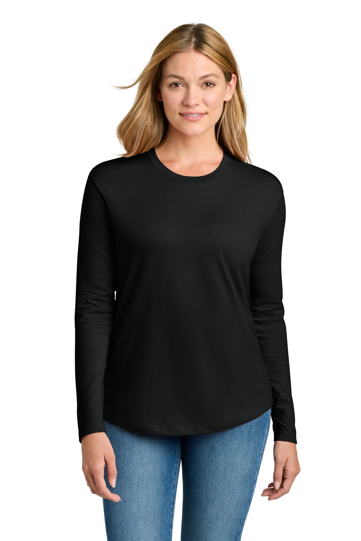 Next Level Apparel® Women's Cotton Relaxed Long Sleeve Tee NL3911