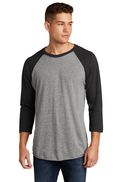 Next Level Apparel  Adult Tri-Blend 3/4-Sleeve Raglan Tee. NL6051