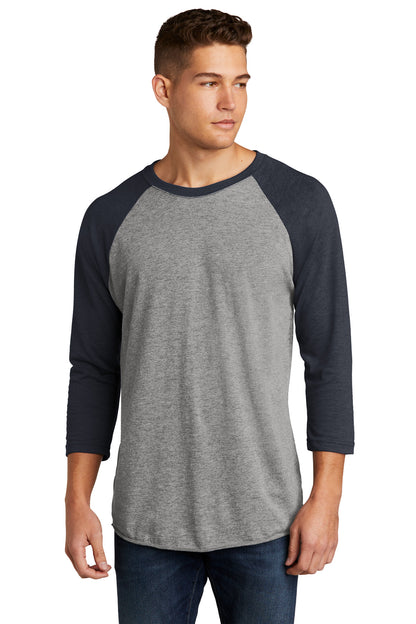 Next Level Apparel  Adult Tri-Blend 3/4-Sleeve Raglan Tee. NL6051