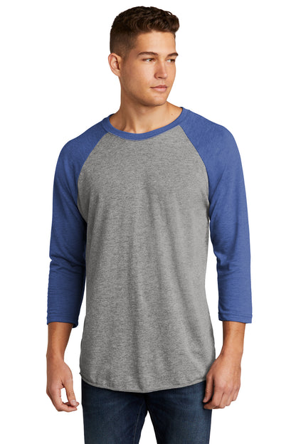 Next Level Apparel  Adult Tri-Blend 3/4-Sleeve Raglan Tee. NL6051