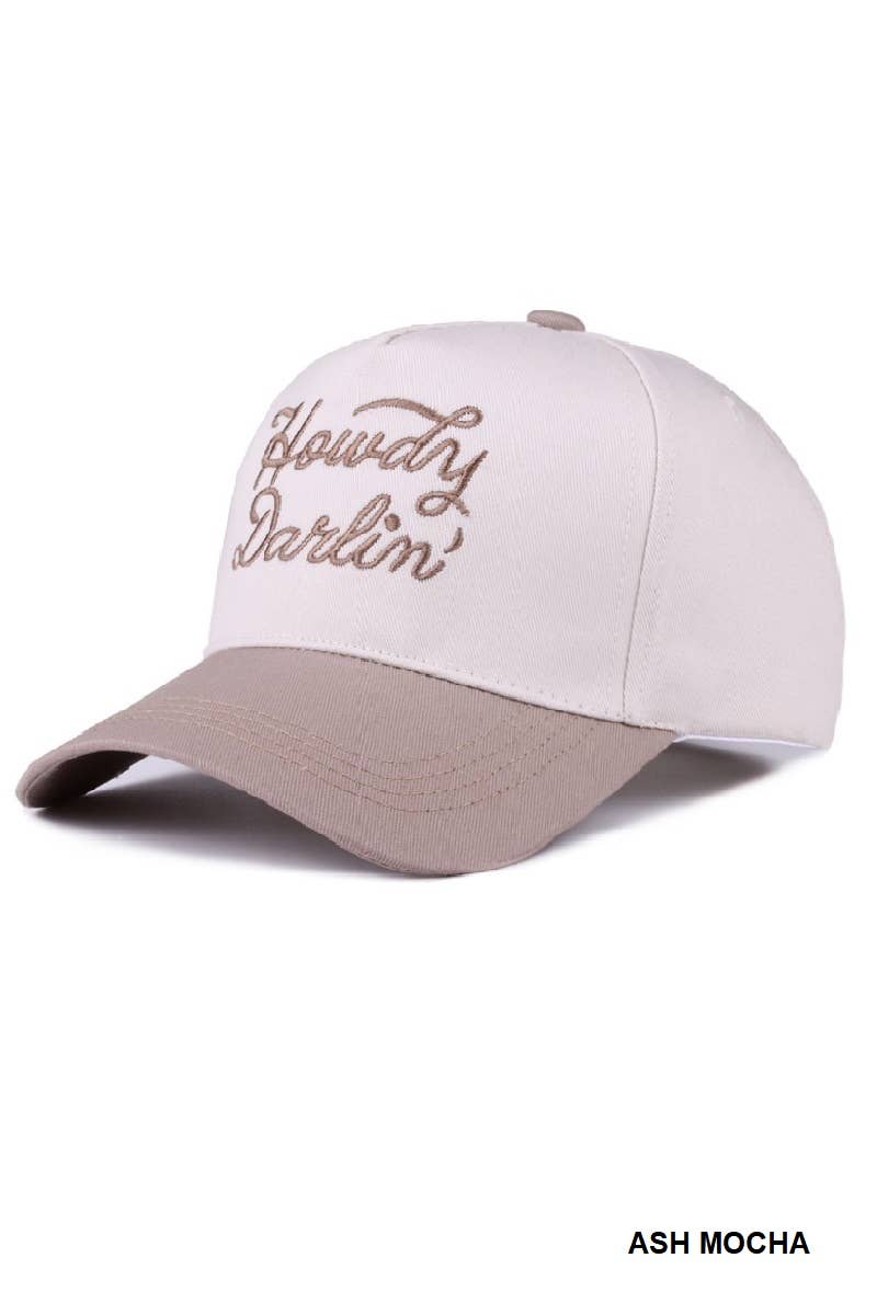 `.Two Tone Canvas Baseball Cap