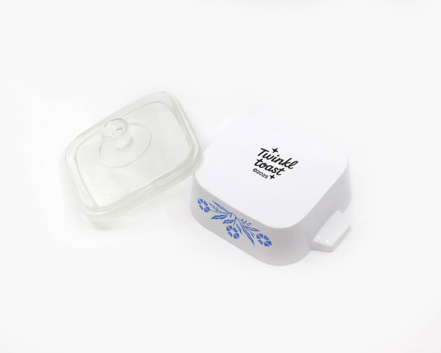 Mini Cornflower Trinket Box – Corningware–Inspired Casserole