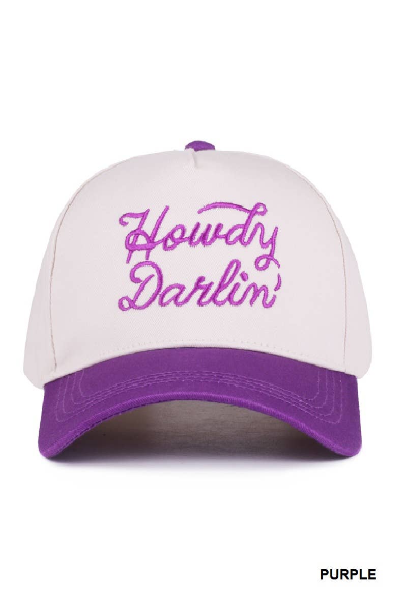`.Two Tone Canvas Baseball Cap