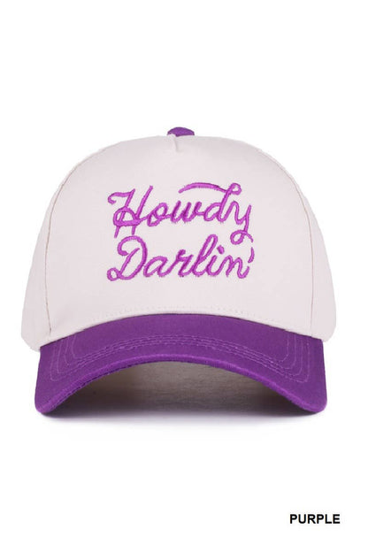 `.Two Tone Canvas Baseball Cap