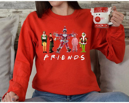 Christmas Characters 'Friends' Sweater