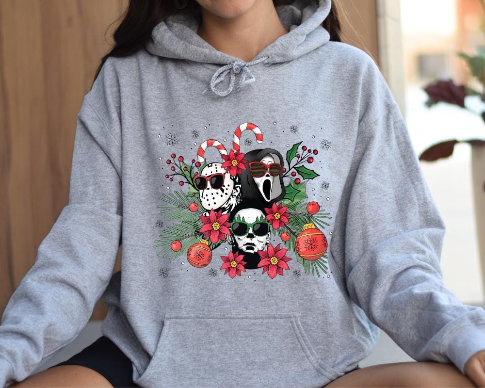 Halloween Characters Christmas Shirt