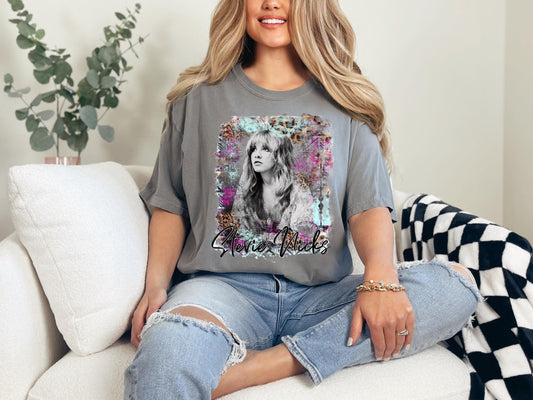 Stevie Nicks Graphic Tee, Bohemian Style Shirt